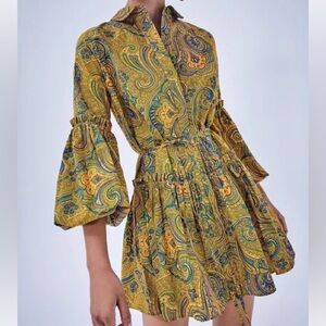 Alexis Zamata Paisley Dress Size XS